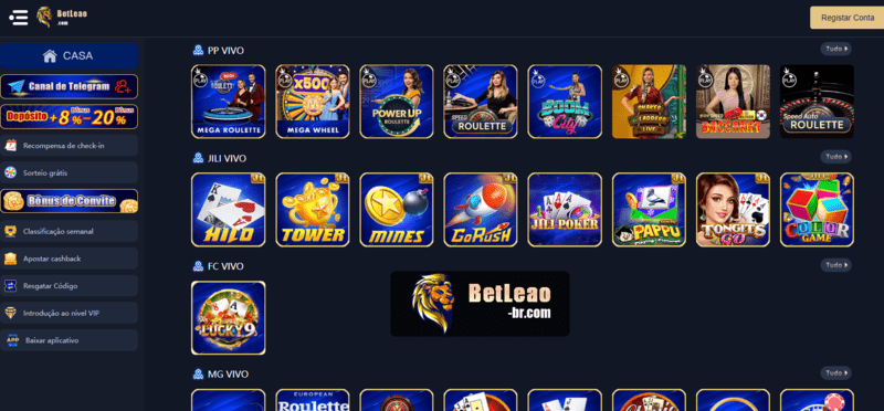 Site de jogos online