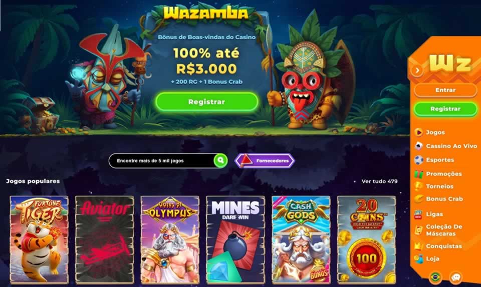 Melhores casinos online com bónus de registo